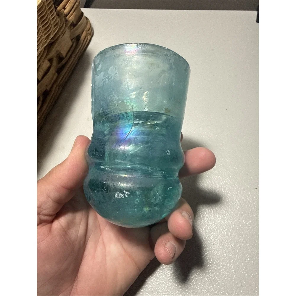 W.‎ BROOKFIELD 45 CLIFF St N.Y. GLASS INSULATOR. Dated January 25 1870 #3
